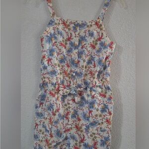 Floral Print Sleeveless Dress